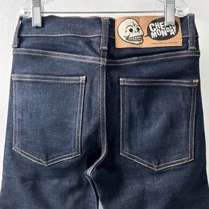 Cheap Monday high rise dark denim skinny